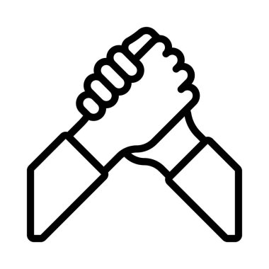 Tokalaşın. Web simgesi vektör illüstrasyonu