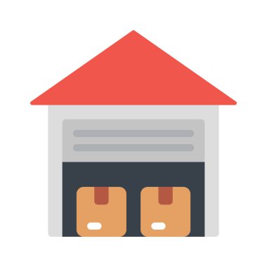  Depolama Alanı web simgesi vektör illüstrasyonu