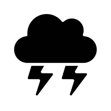 Aydınlatılan Bulut web simgesi vektör çizimi