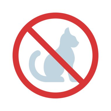 Cats web simgesi vektör illüstrasyonu yok