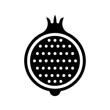 Nar aromalı meyve ağı ikonu vektör çizimi