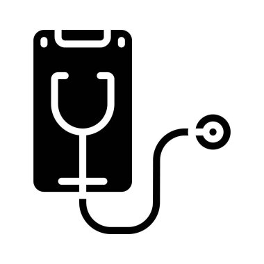 Gezici Doktor Web simgesi vektör çizimi