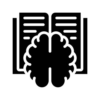 Akıllı Öğrenme web simgesi vektör çizimi