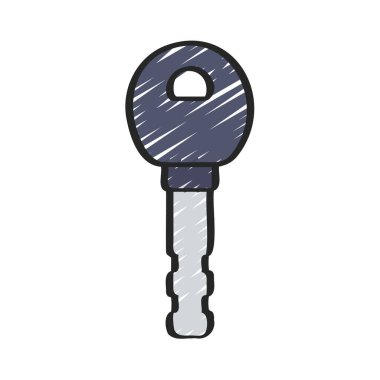 Oval Dikdörtgen Anahtar Ağ vektör çizimi