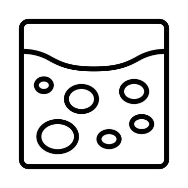 Kar Alanı Web simgesi vektör illüstrasyonu