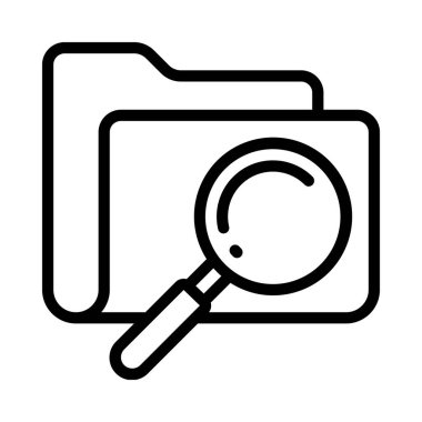 Dizin simgesi, vektör illüstrasyonu ara 