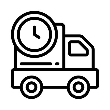 Zamanlanmış İletim Ağı vektör illüstrasyonu