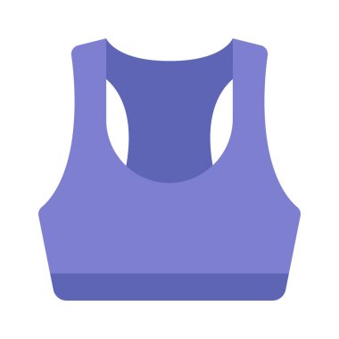 Spor Sütyen web simgesi vektör illüstrasyonu