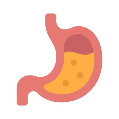 Mide ağ ikonu vektör illüstrasyonu