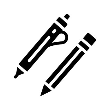 Kalem ve Kalem Ağı vektör illüstrasyonu