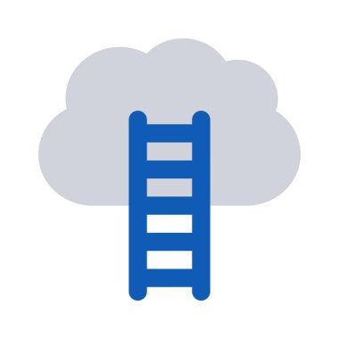 Bulut Merdiven Ağı vektör çizimi