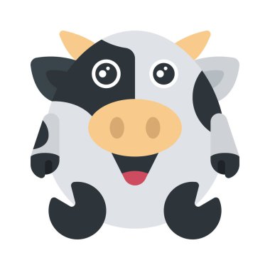 Gerçekten Mutlu Web simgesi vektör çizimi