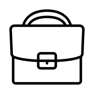 Evrak Çantası'nı web simge vektör çizim