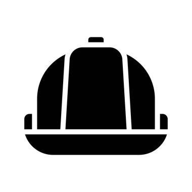 Hardhat web simgesi vektör illüstrasyonu