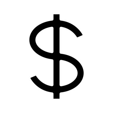 Amerikan Para Birimi Düz Vektör simgesi