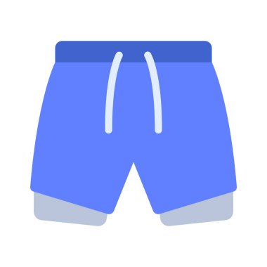 Antrenman Kısa web simgesi vektör illüstrasyonu