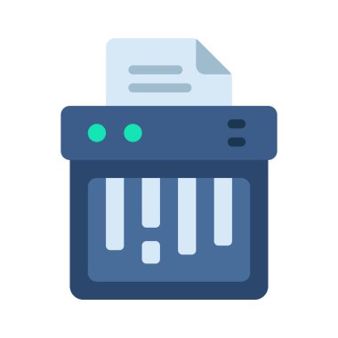 Belge Öğütücü simgesi, vektör illüstrasyonu 