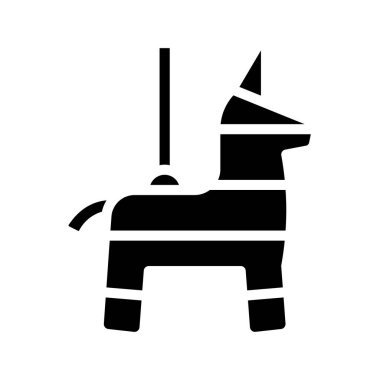 Pinyata web simgesi vektör illüstrasyonu