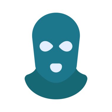 Kar maskesi web simgesi vektör çizimi