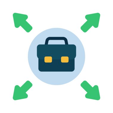 İş Ölçekleme Web simgesi vektör çizimi