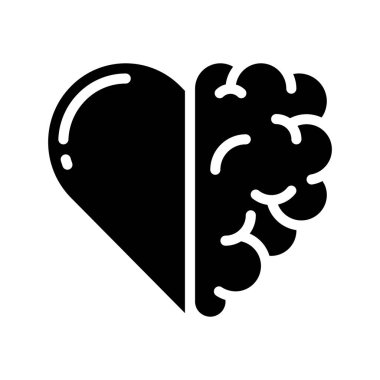 Ruh Sağlığı Web simgesi vektör illüstrasyonu