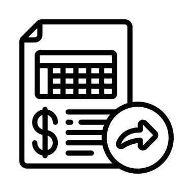 Simge vektör illüstrasyon tasarımı gönder