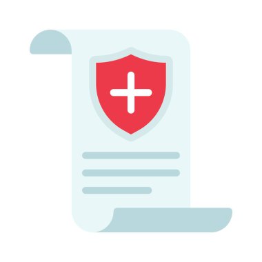 Sağlık Politikası Web ikonu vektör illüstrasyonu