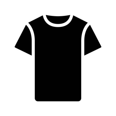 Kutu T-Shirt web simgesi vektör illüstrasyonu