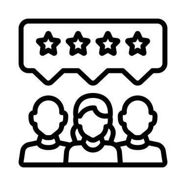 Üç Grup Geribildirim Ağı vektör çizimi