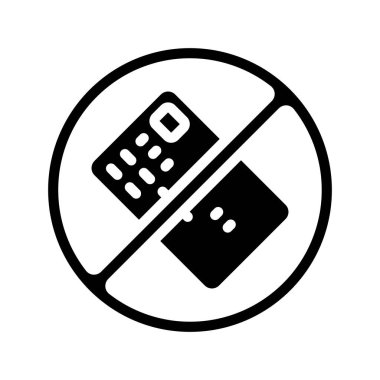 Credit web simgesi düz tasarım, vektör illüstrasyonu yok