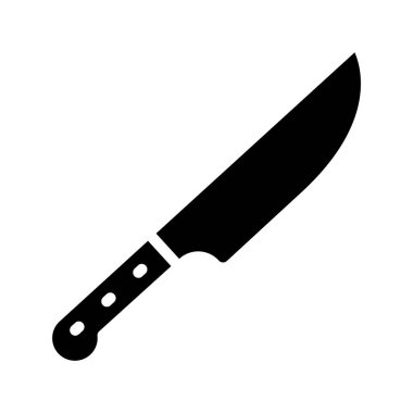 Mutfak Bıçağı simgesi, vektör illüstrasyonu basit tasarım