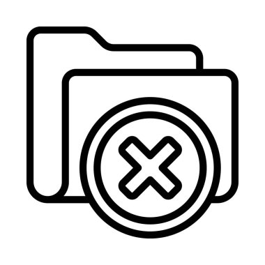 dizin simgesi, vektör illüstrasyonunu sil 