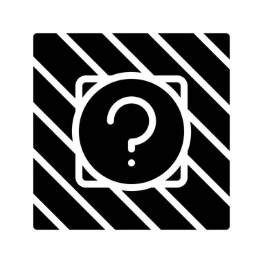 Acil Düğme simgesi, vektör illüstrasyonu basit tasarım