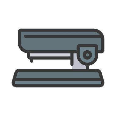 Stapler düz simgesi, vektör illüstrasyonu 