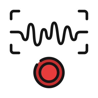 Not Uygulama Web simgesi vektör illüstrasyonu