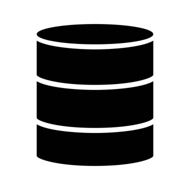 veritabanı web simgesi vektör çizimi