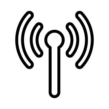 Mobil Veri Sinyali Ağ vektör çizimi