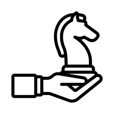 Strateji web simgesi vektör illüstrasyonunu sağla