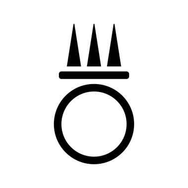 Ring Weapon Web simgesi vektör illüstrasyonu