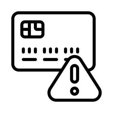 Kredi kartı web simgesi vektör illüstrasyonu