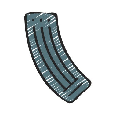 Ammo Dergisi Web simgesi vektör illüstrasyonu