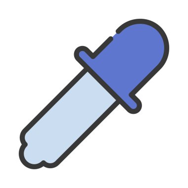 Göz damlası simgesi vektör illüstrasyon tasarımı