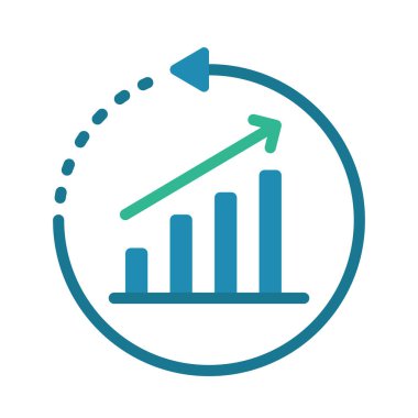 İyi Dönüştürme Hızı web simgesi vektör çizimi