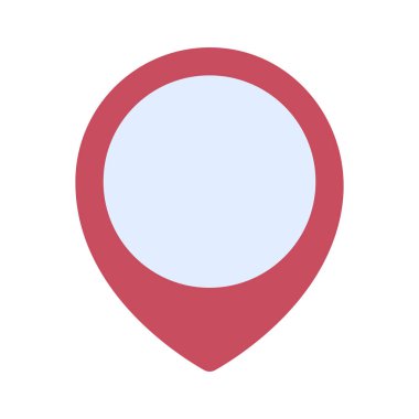 konum pin simgesi vektör illüstrasyonu 