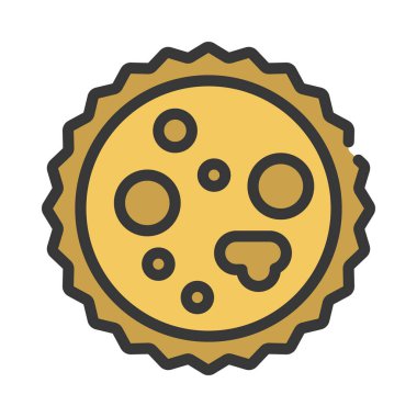 Güneş, güneş ikonu vektör illüstrasyonu 