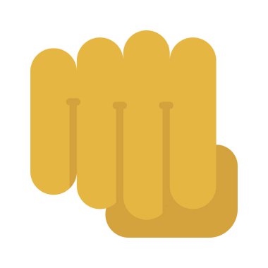 Yumruk Yumruk simgesi, vektör illüstrasyonu basit tasarım