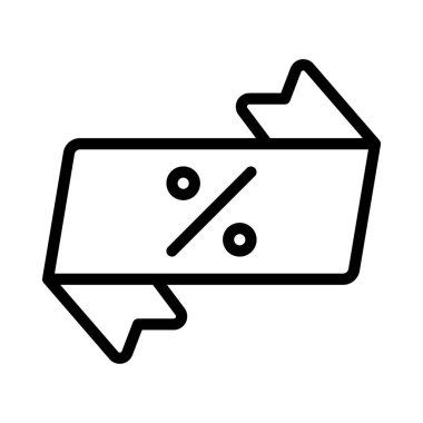 Beyaz arkaplanda Satış Bayrağı simgesi