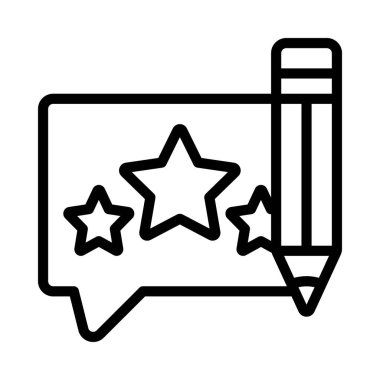 İnceleme İletisi web vektör illüstrasyonunu yaz