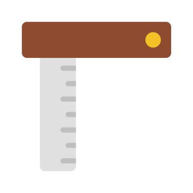 Derece Yönetici düz simgesi, vektör illüstrasyonu 