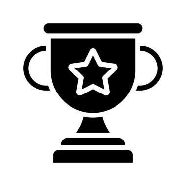 kupa ödülü izole edilmiş ikon vektör illüstrasyon tasarımı